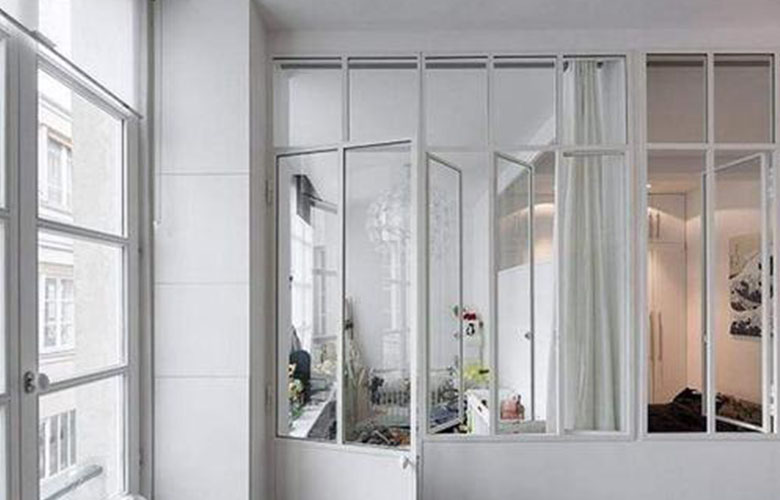 Aluminum hidden sash window