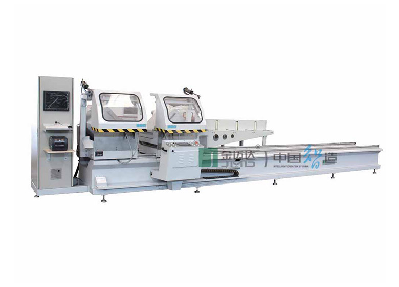 CNC Double-head Miter Cutting Saw for Aluminum Curtain Wall (Arbitrary angle)