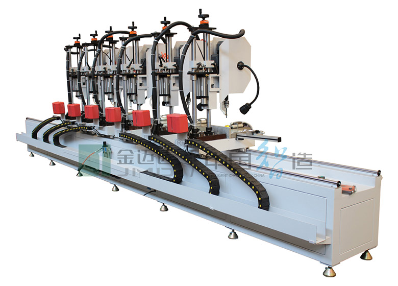 Aluminum Curtain Wall Multi Head Drilling Machine