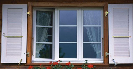 Why is aluminum used in window frames?